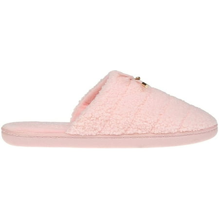 Laundry Women s Fluffy Quilted Faux Fur Slippers