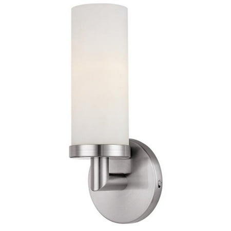 20441-BS-OPL Aqueous 1 Light Opal Glass Wall Fixture - Brushed Steel
20441-BS-OPL Aqueous 1 Light Opal Glass Wall Fixture - Brushed Steel