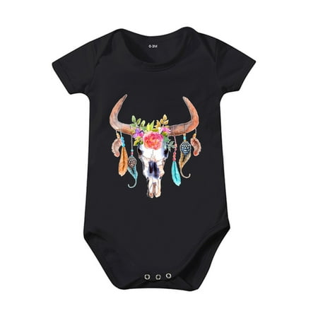 Onesie Baby Jumpsuit Boys Girls Summer Solid Color Western Style Cartoon Bull Head Short Sleeved Crawl Clothes 0 To 24 Months Kids Kid Child Fashion Baby jumpsuits
Onesie Baby Jumpsuit Boys Girls Summer Solid Color Western Style Cartoon Bull Head Short Sleeved Crawl Clothes 0 To 24 Months Kids Kid Child Fashion Baby jumpsuits