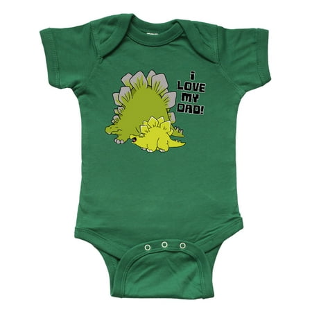 Inktastic I Love my Dad with Baby and Daddy Stegosauruses Gift Baby Boy or Baby Girl Bodysuit
Inktastic I Love my Dad with Baby and Daddy Stegosauruses Gift Baby Boy or Baby Girl Bodysuit