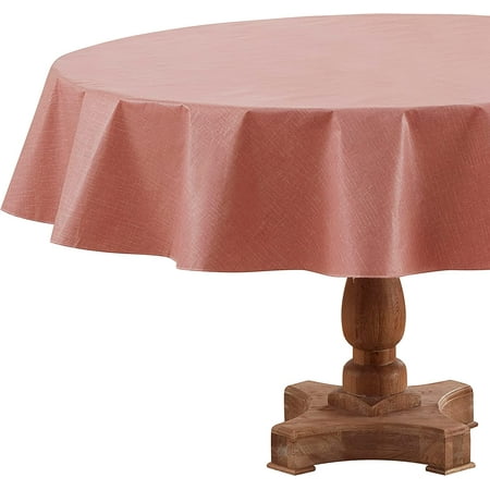 CANNON Distressed Linen PEVA Spill Proof Stain Resistant and Wrinkle Resistant Heavy Duty Round Tablecloth for Home & Restaurants with Flannel Backing 70 Inch Diameter Red
CANNON Distressed Linen PEVA Spill Proof Stain Resistant and Wrinkle Resistant Heavy Duty Round Tablecloth for Home & Restaurants with Flannel Backing 70 Inch Diameter Red