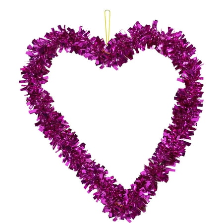 

wendunide room decor Valentine s Day Love Heart Shape Garland Wall Hanging Decoration Party Pendant Wreath