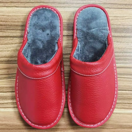 CoCopeanut Black Home Leather Slippers Men s Indoor Flats Waterproof Autumn Lovers Shoes Classic House Couples Soft Leather Slippers
CoCopeanut Black Home Leather Slippers Men s Indoor Flats Waterproof Autumn Lovers Shoes Classic House Couples Soft Leather Slippers