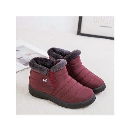 GENILU Womens Snow Boots Winter Warm Booties Faux Fur Lined Anti-Slip Ankle Boots Outdoor
GENILU Womens Snow Boots Winter Warm Booties Faux Fur Lined Anti-Slip Ankle Boots Outdoor
