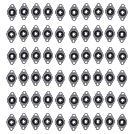 60 Pcs KFL08 8mm Diameter Zinc Housing FL08 K08 Pillow Block