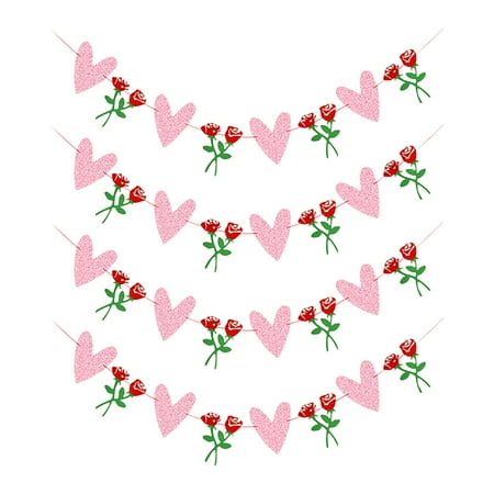 Coaye Happy Valentine s Day Heart Shaped Rose Flower Garland Valentine s Day Decoration For Friend Or Lover Party Decorations Set Tie Event Dresses for Women Evening
Coaye Happy Valentine s Day Heart Shaped Rose Flower Garland Valentine s Day Decoration For Friend Or Lover Party Decorations Set Tie Event Dresses for Women Evening