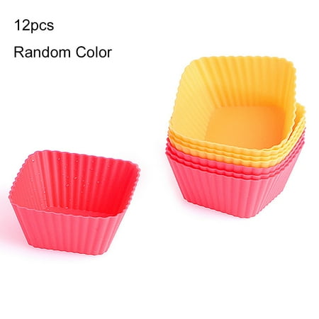 Azhf Hot Sales 12pcs Silicone Square Flexible Cake Mould Non-stick Ice Cream Brownie Cupcake
Azhf Hot Sales 12pcs Silicone Square Flexible Cake Mould Non-stick Ice Cream Brownie Cupcake