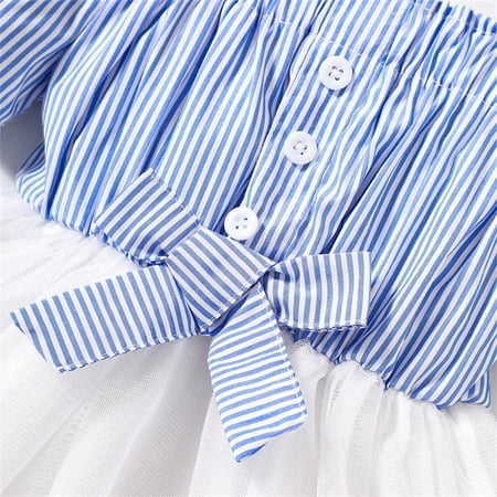 Aayomet Flower Girl Dress Summer New Girl Dress Striped Lace Dress Baby Sundress Dress Sleeveless Ruffles Dress Blue 2-3 Years
Aayomet Flower Girl Dress Summer New Girl Dress Striped Lace Dress Baby Sundress Dress Sleeveless Ruffles Dress Blue 2-3 Years