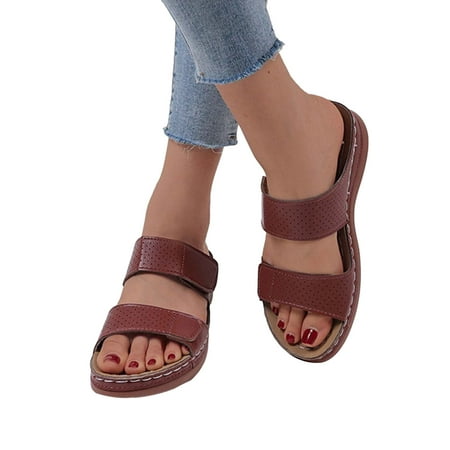 Simplmasygenix Womens Shoes Clearance Mother s Day Gifts Women s Summer Wedge Heels With Thick Soles Slippers Fashion Flip Flop Orthopedic Sandals
Simplmasygenix Womens Shoes Clearance Mother s Day Gifts Women s Summer Wedge Heels With Thick Soles Slippers Fashion Flip Flop Orthopedic Sandals