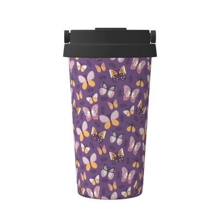 Salouo Butterflies And Floral Print Coffee Travel Mug Spill Proof with Lid-Stainless Steel Vacuum Insulated Tumbler - Thermos Cup for Keep Hot/Ice Coffee Tea and Beer
Salouo Butterflies And Floral Print Coffee Travel Mug Spill Proof with Lid-Stainless Steel Vacuum Insulated Tumbler - Thermos Cup for Keep Hot/Ice Coffee Tea and Beer