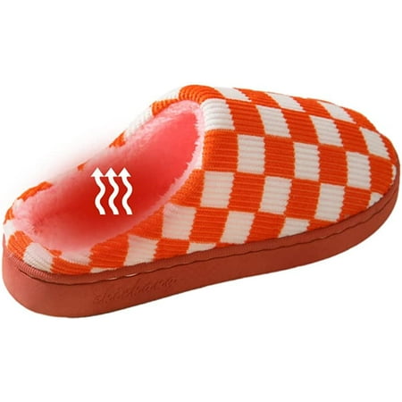 PIKADINGNIS Plaid House Slippers for Women Warm Plush Lining Memory Foam Slippers Indoor & Outdoor
PIKADINGNIS Plaid House Slippers for Women Warm Plush Lining Memory Foam Slippers Indoor & Outdoor