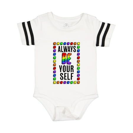 Inktastic Always Be Yourself- LGBT Rainbow Gift Baby Boy or Baby Girl Bodysuit
Inktastic Always Be Yourself- LGBT Rainbow Gift Baby Boy or Baby Girl Bodysuit