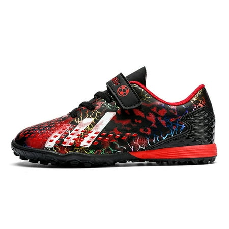 Boys Soccer Shoes TF Cleats Lightweight Hook And Loop Outdoor Non Slip Training Competition Athletic Football Shoes For Children Girls Kids Sneakers
Boys Soccer Shoes TF Cleats Lightweight Hook And Loop Outdoor Non Slip Training Competition Athletic Football Shoes For Children Girls Kids Sneakers