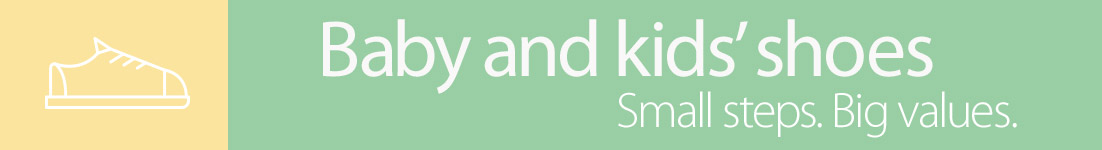 Clothing Baby & Kids Shoes Header 8.16