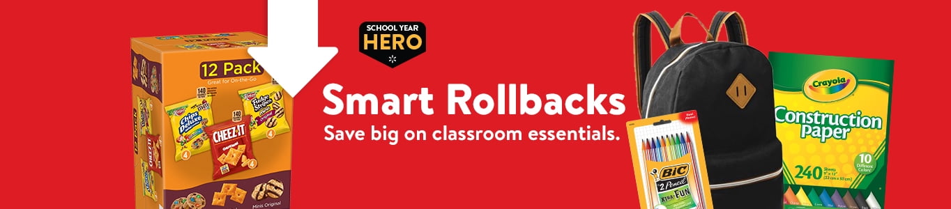 Smart Rollbacks. Save big on classroom essentials. Smart Rollbacks. Save big on classroom essentials.