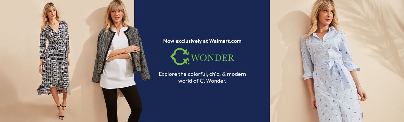 Now exclusively at Walmart.com. C. Wonder. Explore the colorful, chic, and modern world of C. Wonder. Now exclusively at Walmart.com. C. Wonder. Explore the colorful, chic, and modern world of C. Wonder.