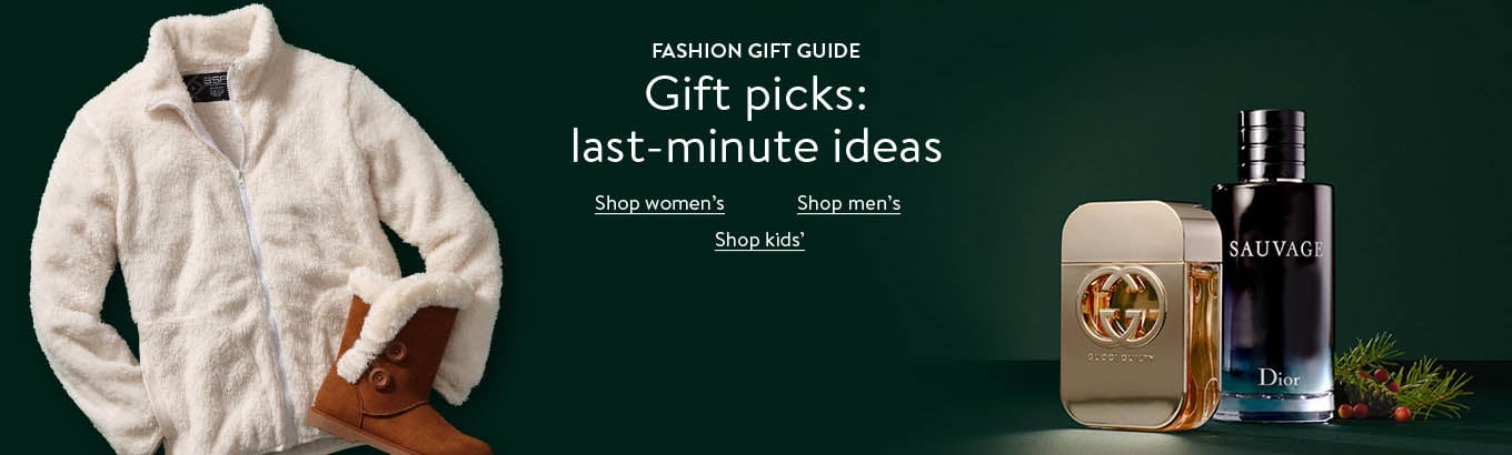 Fashion gift guide: gifts we love. From neon sweaters to classic puffers, these are the picks that top our list. Shop women’s. Shop men’s. Shop girls’. Shop boys’. Fashion gift guide: gifts we love. From neon sweaters to classic puffers, these are the picks that top our list. Shop women’s. Shop men’s. Shop girls’. Shop boys’.