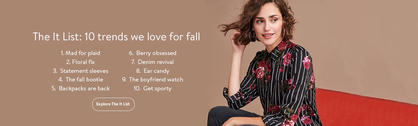 The Women's It List. Shop this season's best trends. The Women's It List. Shop this season's best trends.