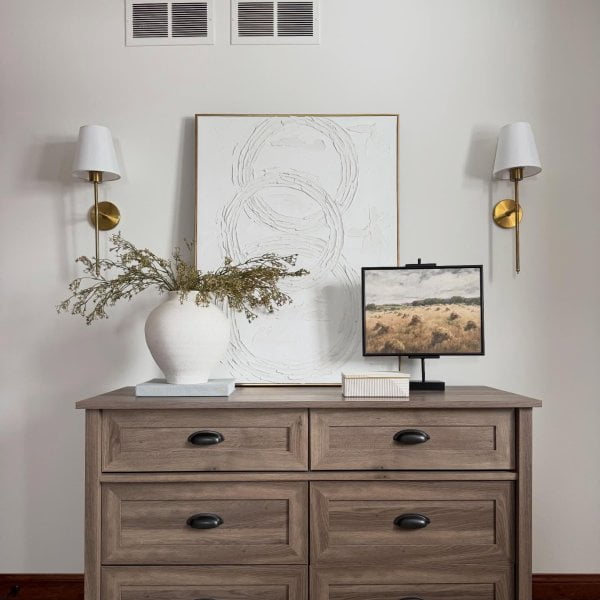 sauder county line dresser salt oak Amazon.com: Sauder County Line Dresser, Salt Oak finish : Home & Kitchen