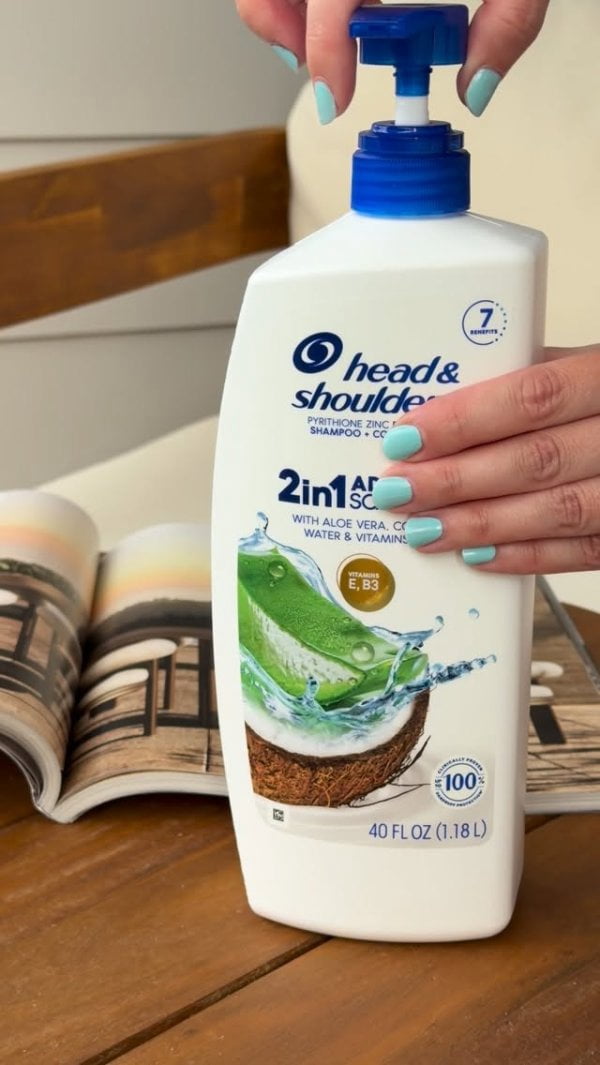 Head & Shoulders 2-in-1 Advanced Scalp Care, Aloe and Coconut Water, 40 Fl  Oz - Walmart.com