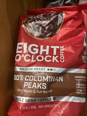 Customer reviews for Eight O'Clock Coffee Medium Roast Whole Bean