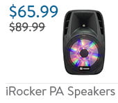 iRocker Bluetooth PA Speakers