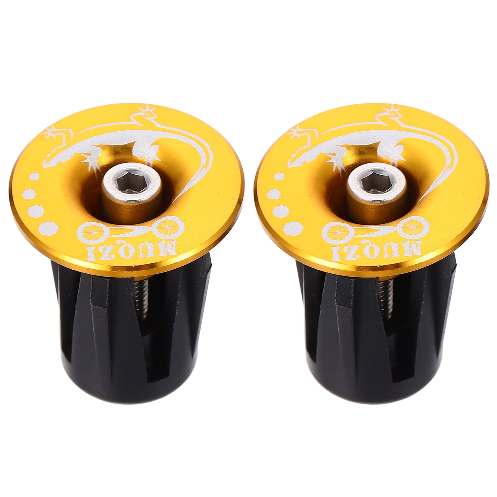 Pair Of Road Bike Handlebar Plug Aluminium Alloy Bar Ends Mountain