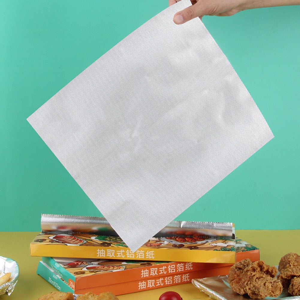 Roll Thick Heavy Duty Aluminum Foil Paper Barbecue Food Safe Foil