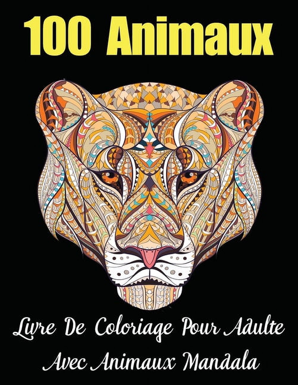 Animaux Livre De Coloriage Pour Adulte Avec Animaux Mandala Livre