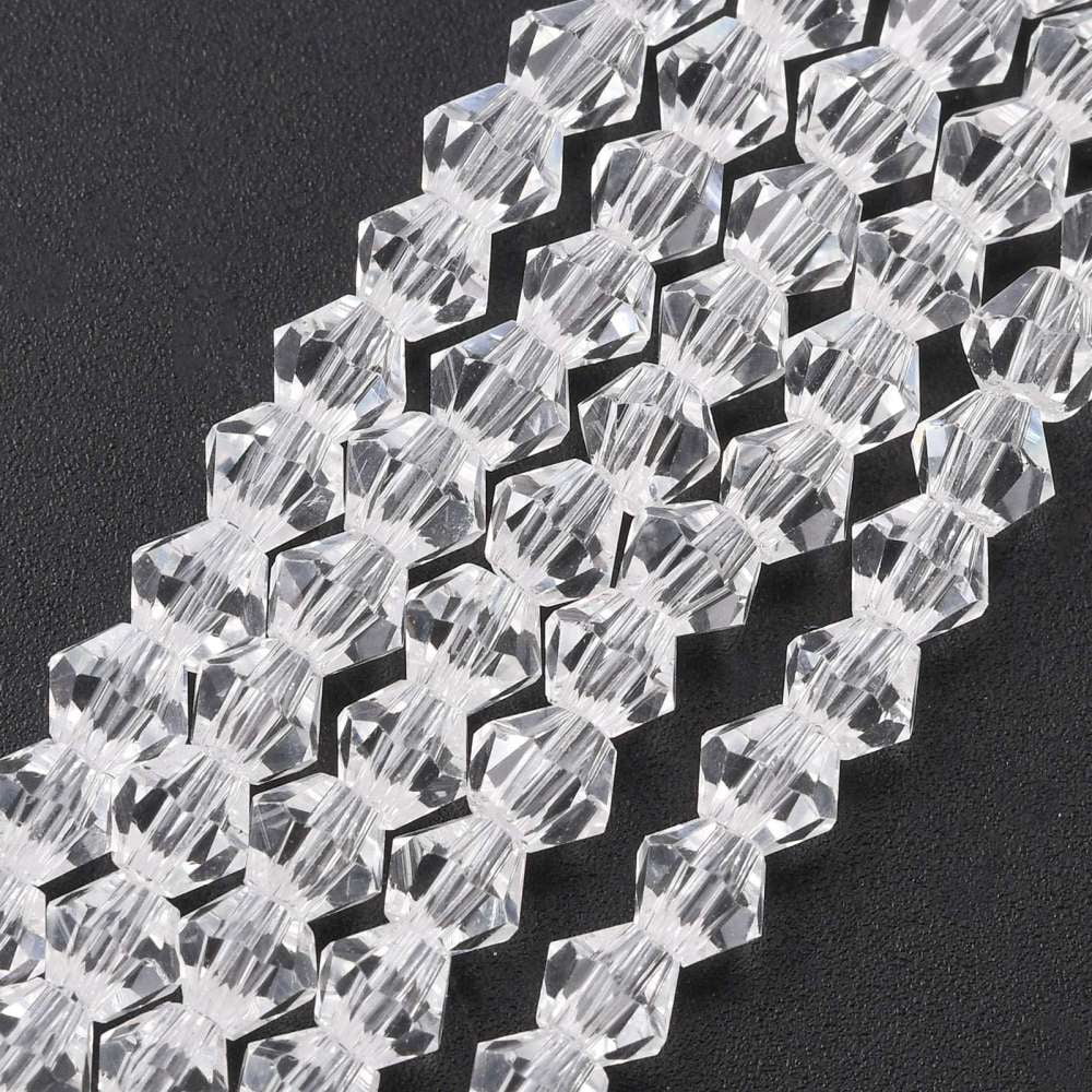 Strand Mm Imitate Austrian Crystal Bicone Glass Beads Strands Grade