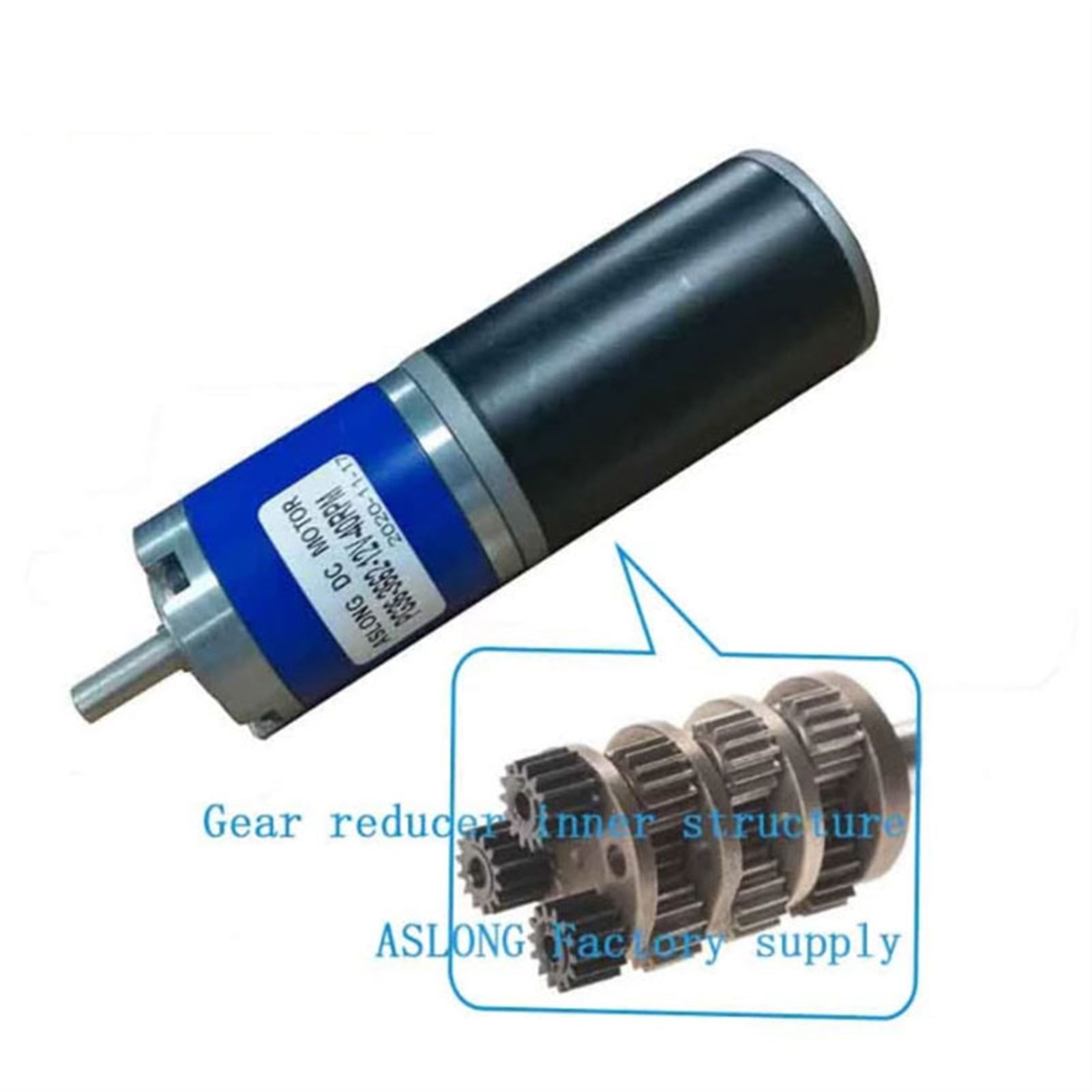 V V Dc Brushed Planetary Metal Gear Motor Mm Tubular Electirc Dc