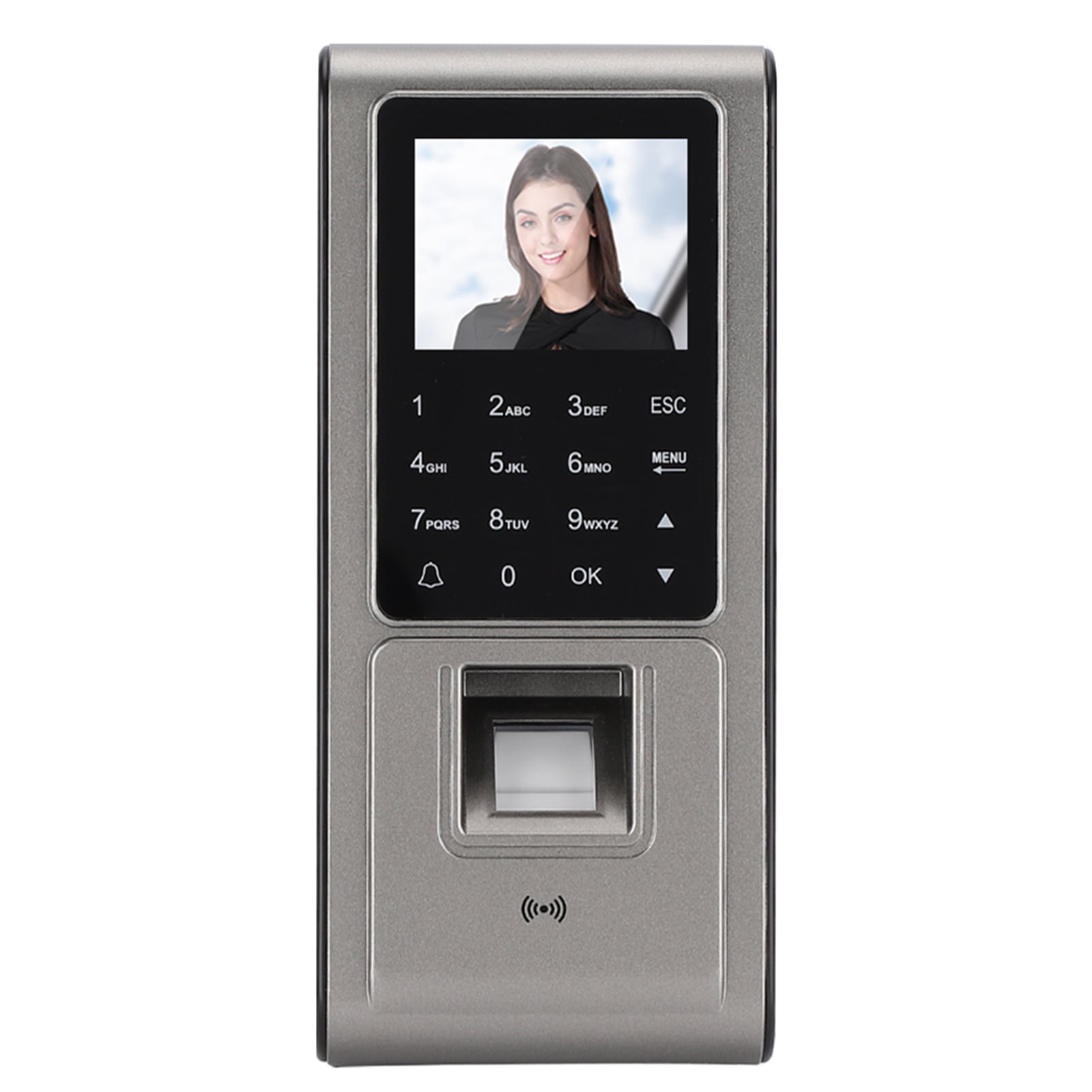 In Tft Time Clock Biometric Time Attendance Khz Fingerprint