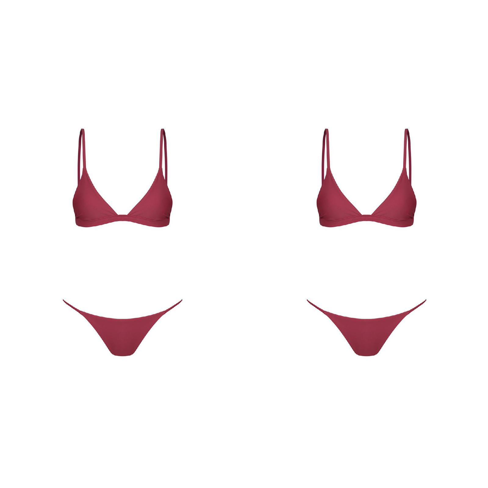 Pack Brazilian Bikini Set Bandage Swimming Bra For Women Beachwear Women Swimwear Push