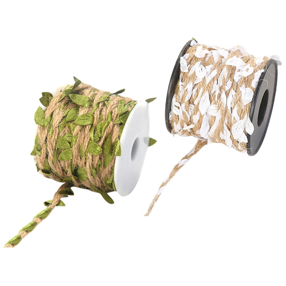 2 Rolls Simulation Rattan Leaves Pipe Decor Simulation DIY Rattan Rope