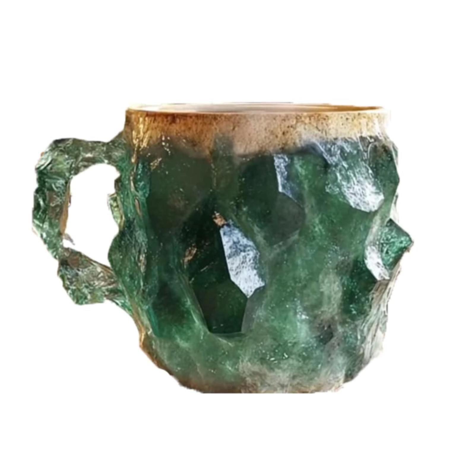 New Mineral Crystal Coffee Mugs Elegant Luxury Mineral Crystal