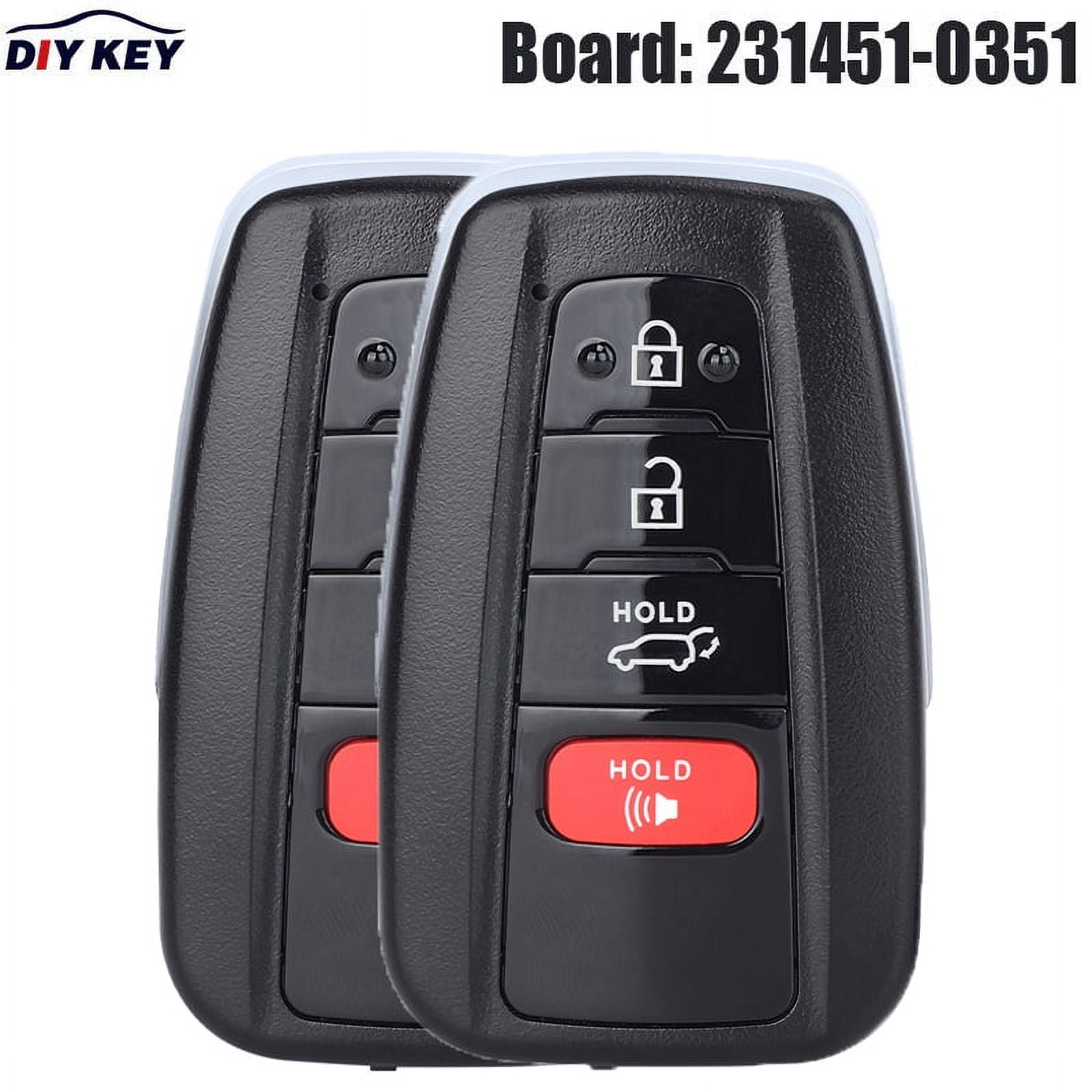 2pcs 231451 0351 Smart Keyless Remote Key Fob For Toyota Camry 2018