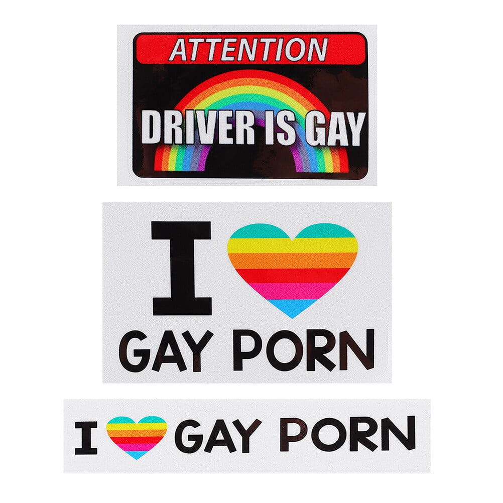 3 Sheets Car Decal Gay Pride Sticker LGBT Car Sticker Car Truck Window