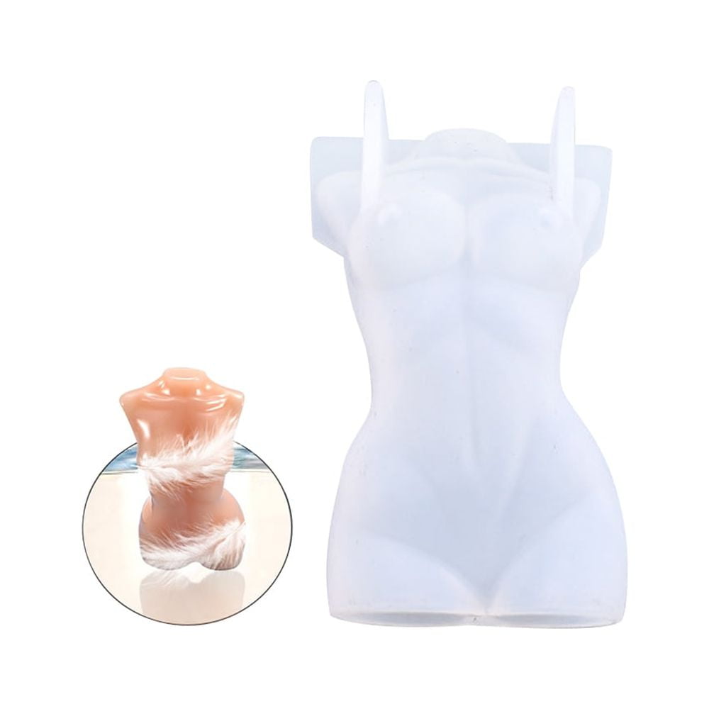 D Female Male Body Candle Mold Diy Silicone Torso Soap Making Mold