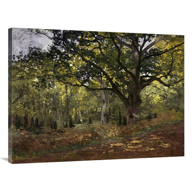 In Bodmer Oak Fontainebleau Forest Art Print Claude Monet