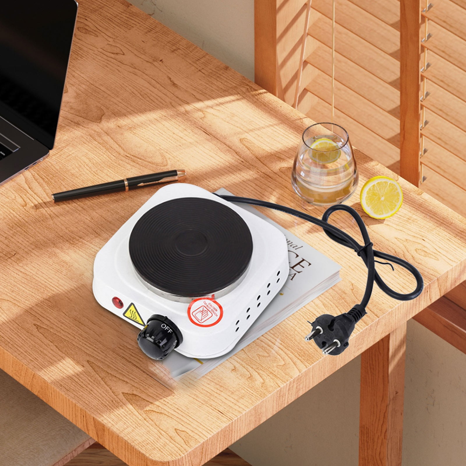 W Mini Electric Heater Stove Hot Cooker Plate Milk Water Coffee