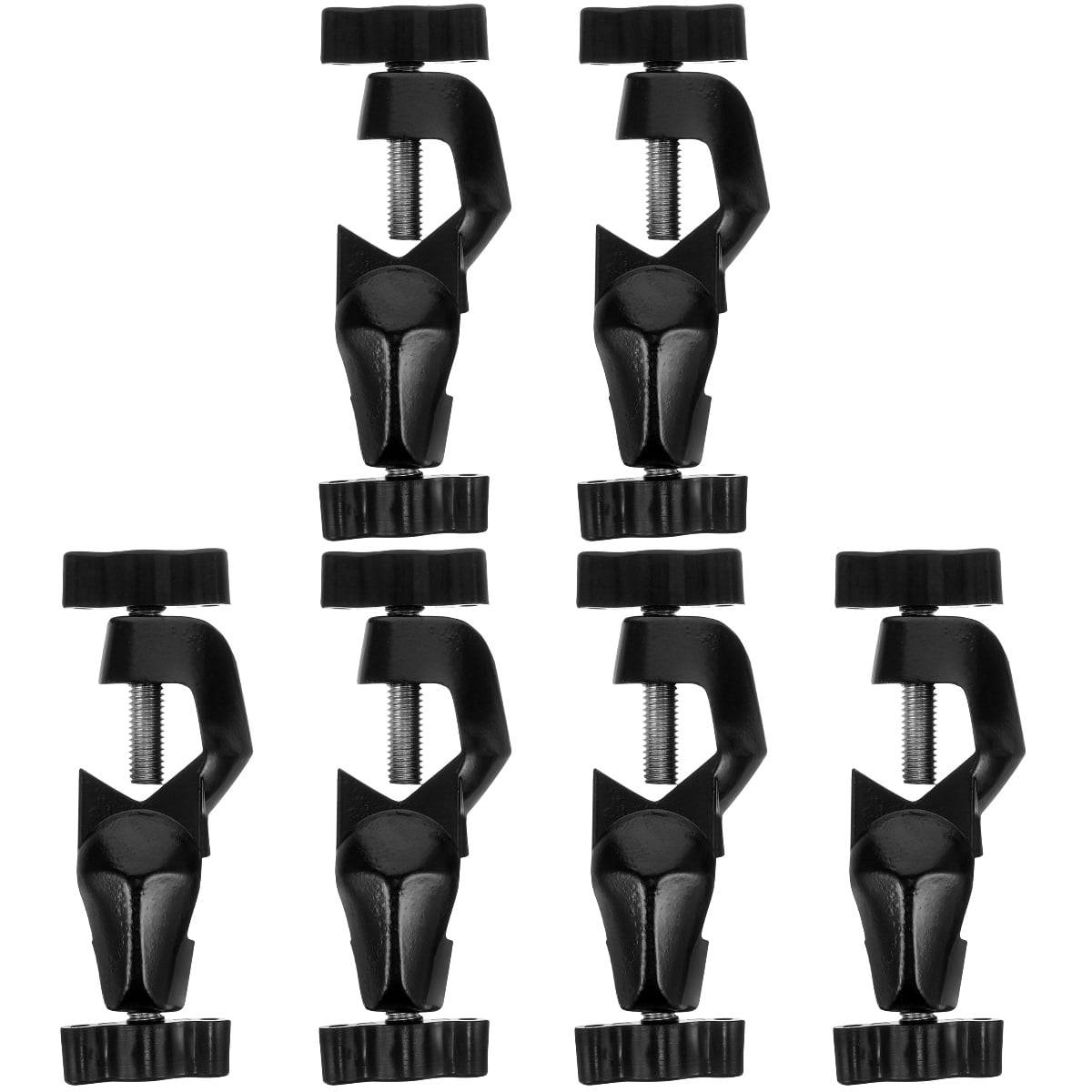 6 Pcs Boss Head Clamp Holder Right Angle Support Adjustable Laboratory