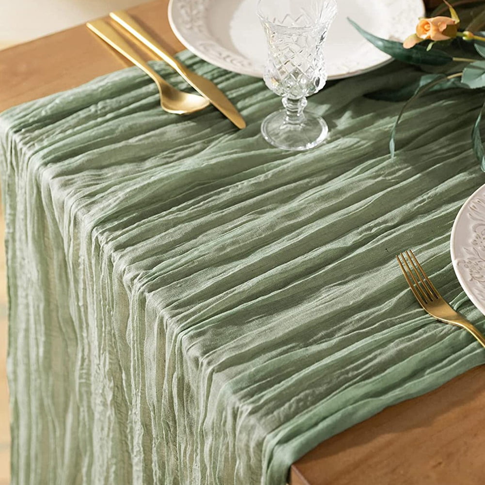 6Pack Table Runner 10ft Cheesecloth Table Runner Christmas Table