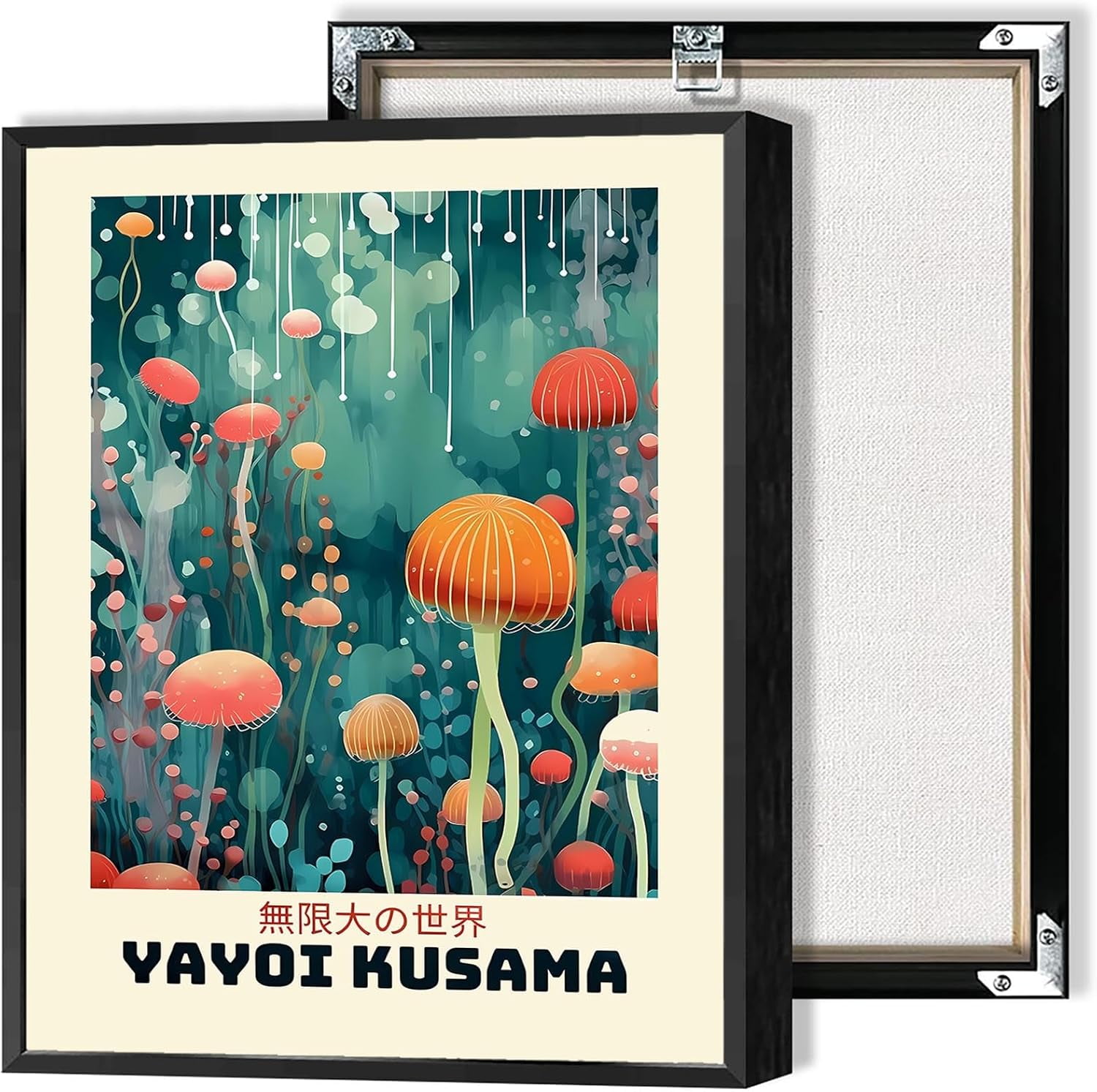 Aefer Retro Canvas Yayoi Kusama Poster Kusama Inspired Prints Painting