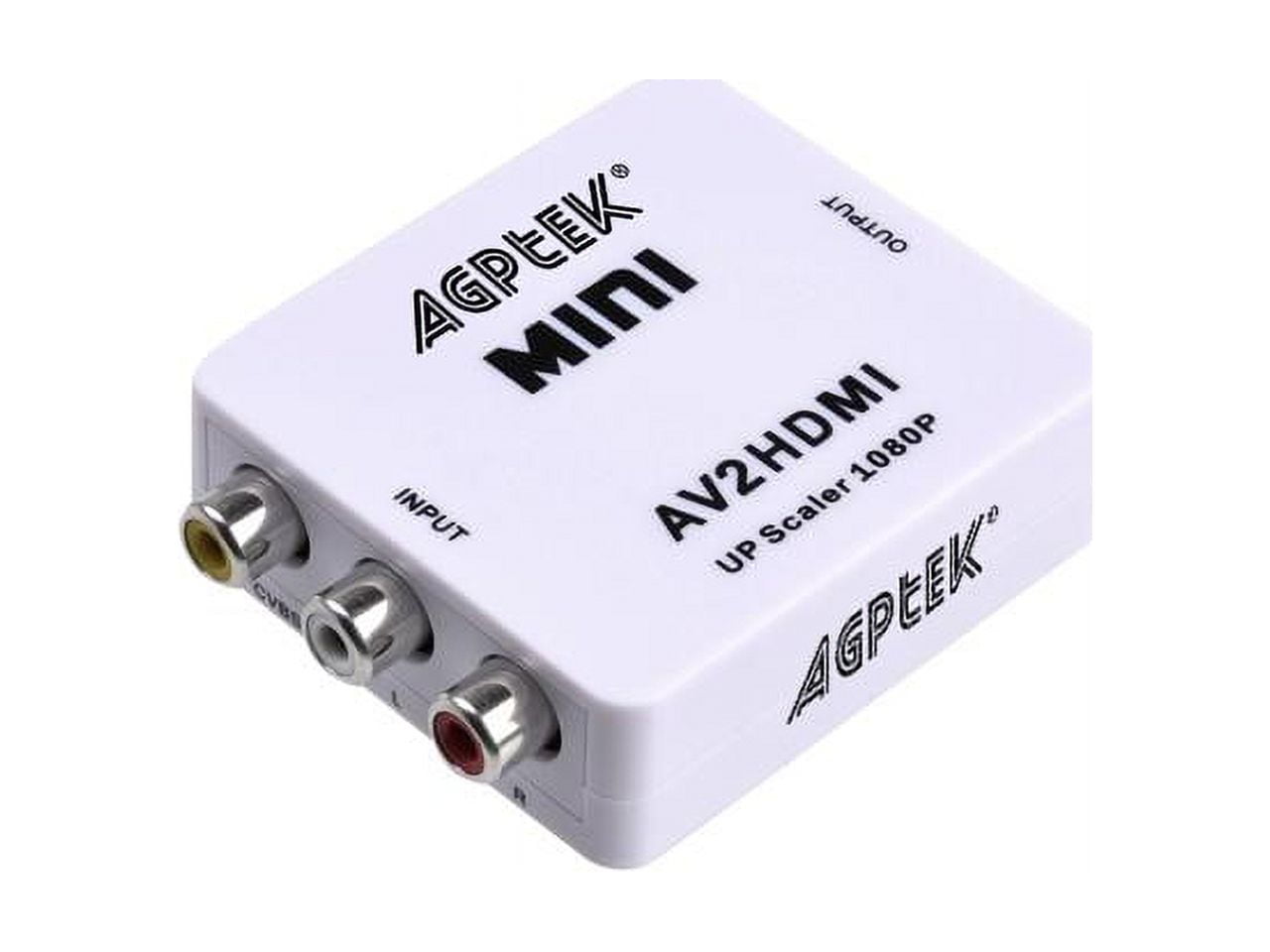 Agptek P P Upscaler Mini Composite Av Cvbs Rca To Hdmi Video