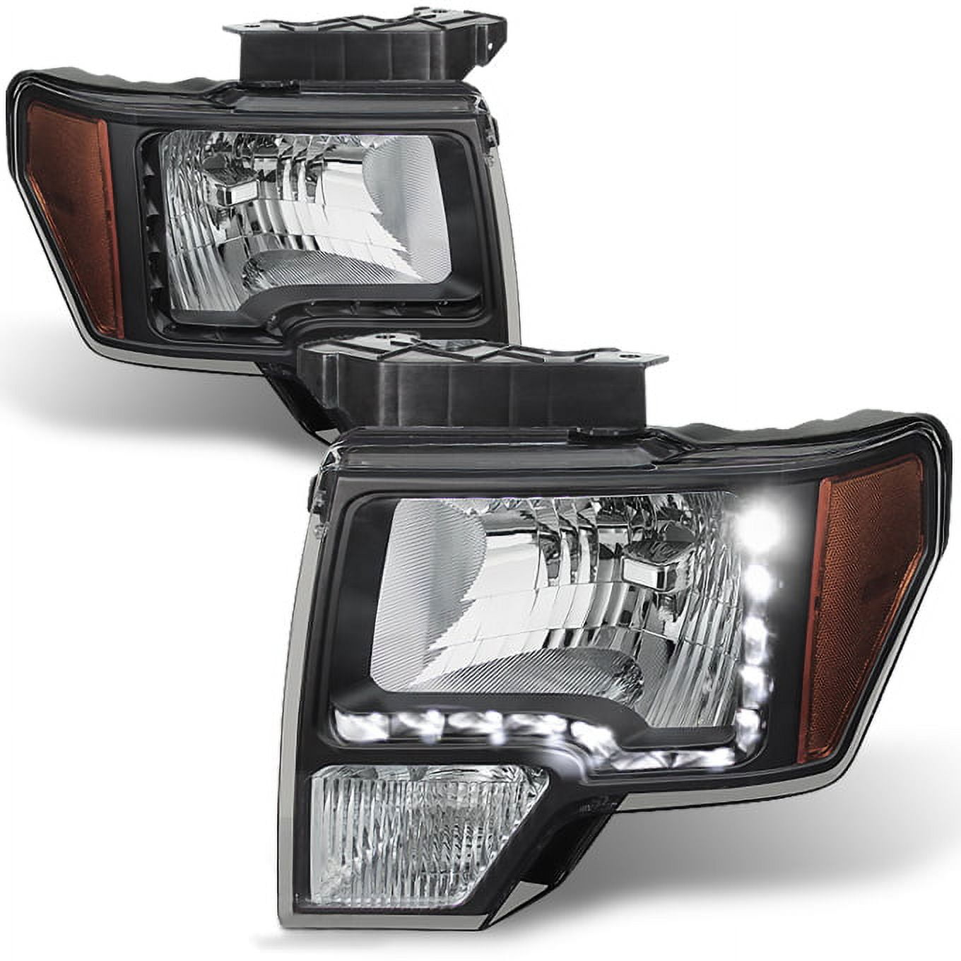 Akkon For Black Bezel F Pickup Truck Led Headlights Front