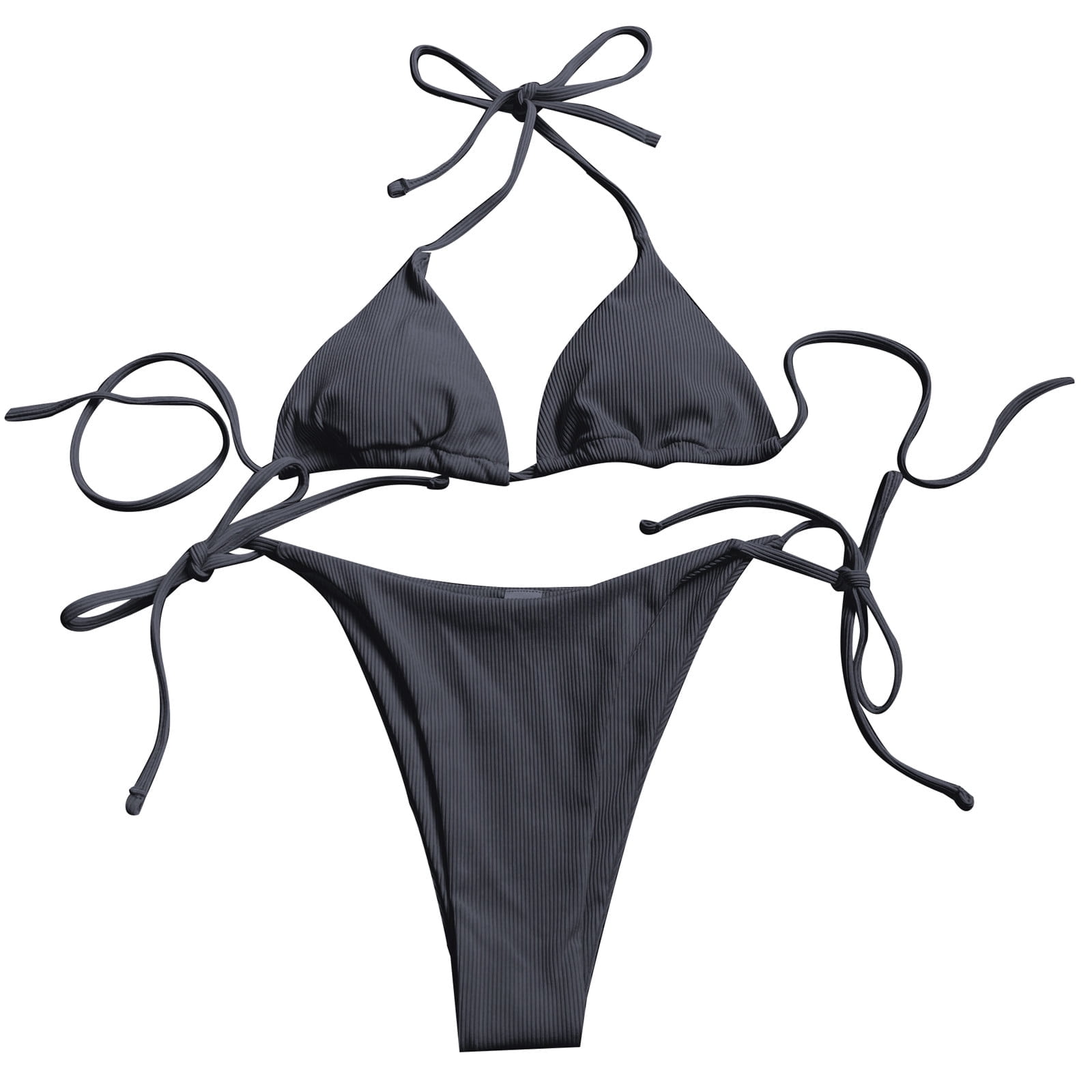 ASFGIMUJ Womens 2 Piece Bikini Set Comfortable Three Point Small Split