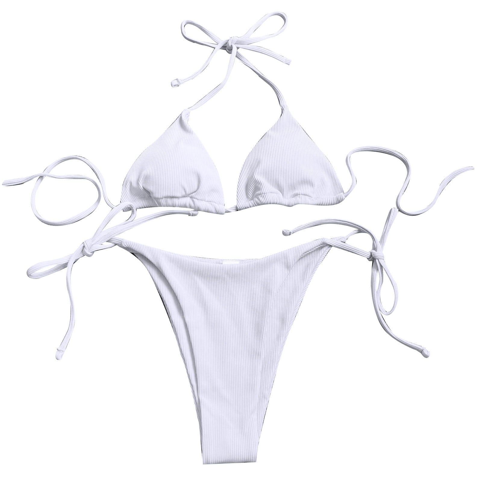 ASFGIMUJ Womens 2 Piece Bikini Set Comfortable Three Point Small Split
