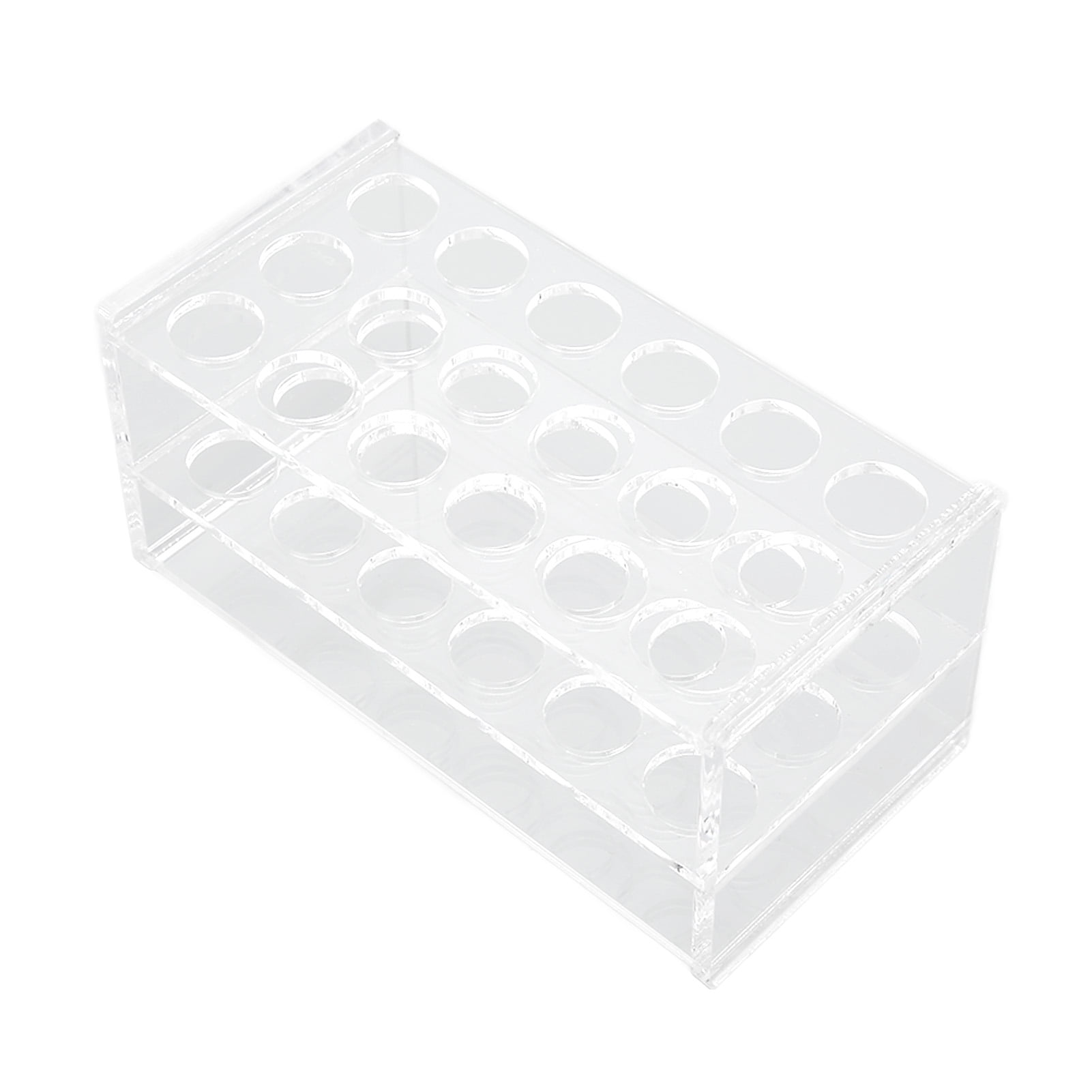 Acrylic Test Tube Rack For Mm Tubes Holes Transparent Centrifuge