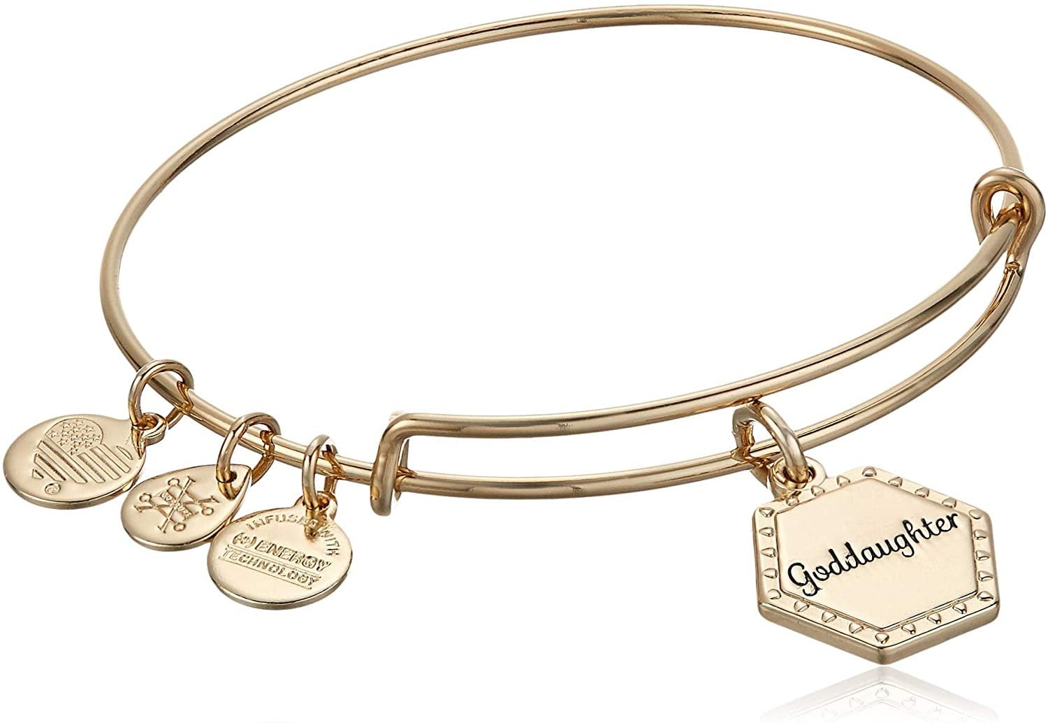 Alex And Ani Because I Love You Goddaughter Iv Ewb Sag Shiny Antique