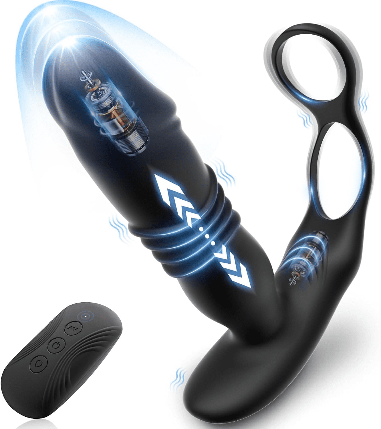 Anal Vibrator Prostate Massager Anal Butt Plug With Ergonomic Design